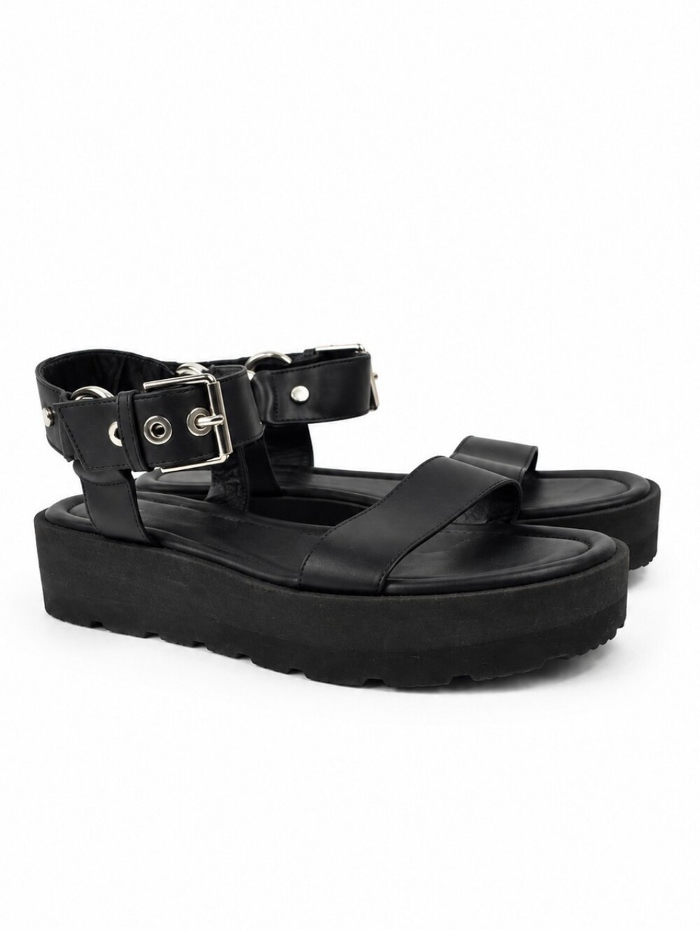 Gianvito Rossi Platform Black Women's Sandals Size EU 40 - US 10